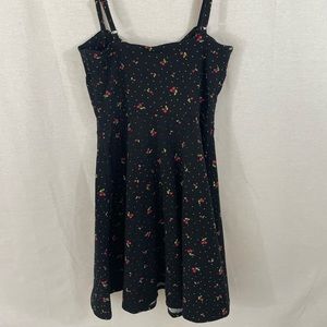 Forget 21 black dress with cherries